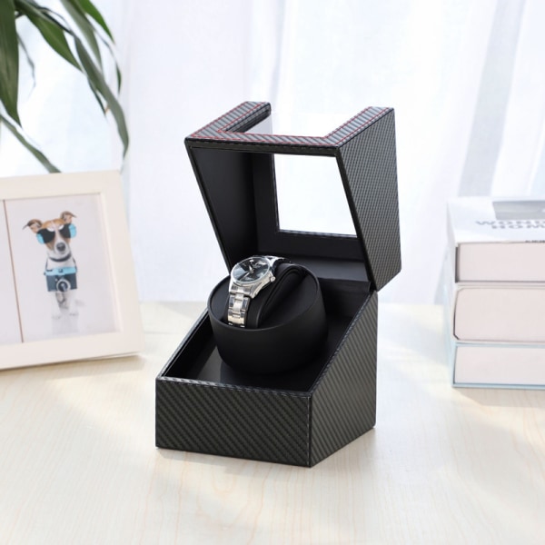 1 Automatisk Urvridare Box Enkelt Urvridare PU Läder Klocka