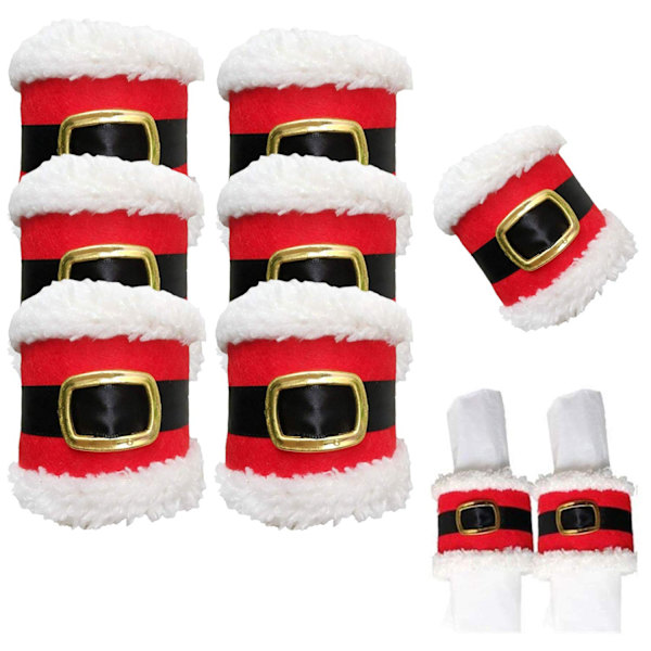 #12 stk Julebelte spenne serviett julebestikk spenne#