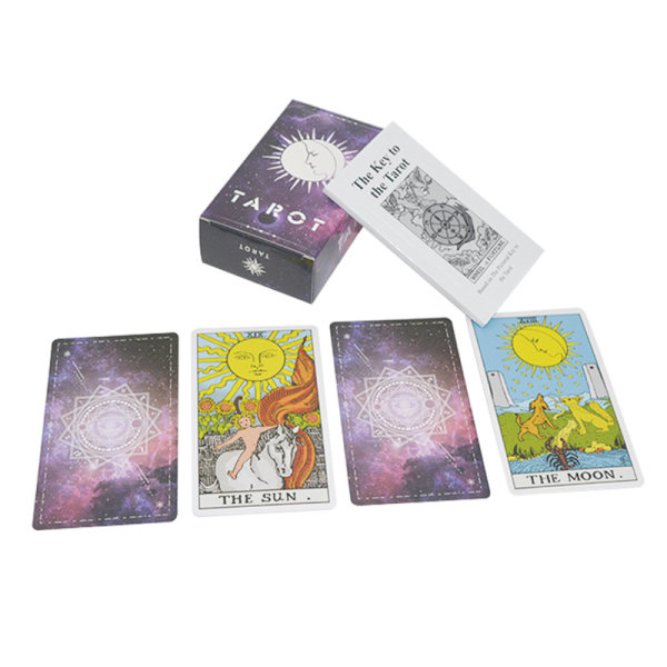 2 pairs of classic tarot oracle cards for beginners, meaning