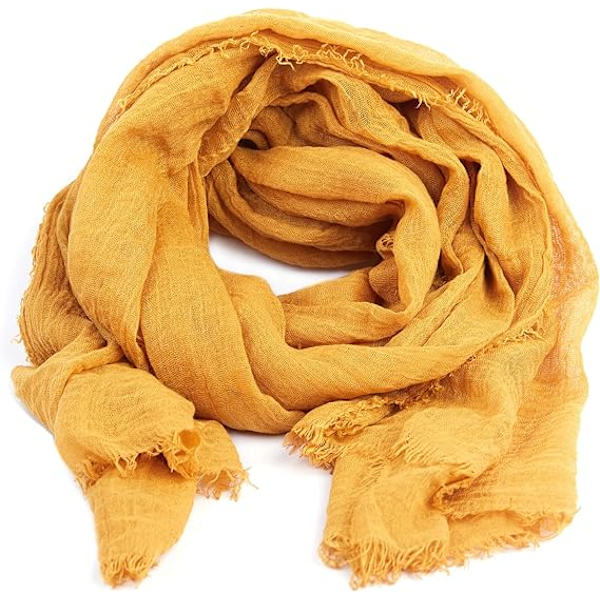 Dame - Sjal - Krøllet - Pashmina - Sjal - Kragevarmer - Hals