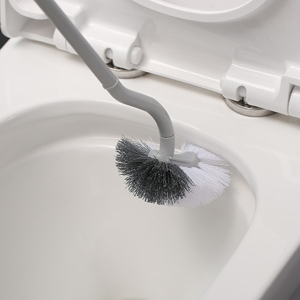 WC-harja, amme ja pitkä kahva, muovi WC, vahvat harjakset