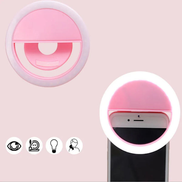 LED selvudløser ringlampe ringlys feltfyldende belysning mobil