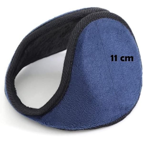 2 par Öronmuffar, Vikbara och Stretchiga Fleece Öronmuffar, Vinter