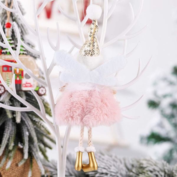 *Engel anheng juletre dekorasjon alv snøfnugg festdekor*