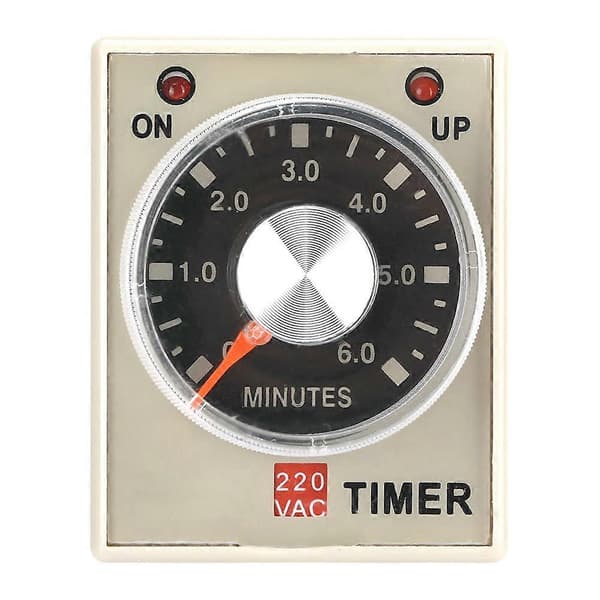 220VAC 6 Minuters Strömfördröjningstimer Tidsrelä AH3-3(6M)