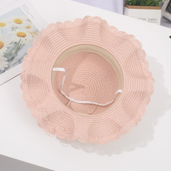 #Kaninhatt Solveske Solskjerm Jente Halm Barn Barn Halm+Anime Strandhatt for Barn#
