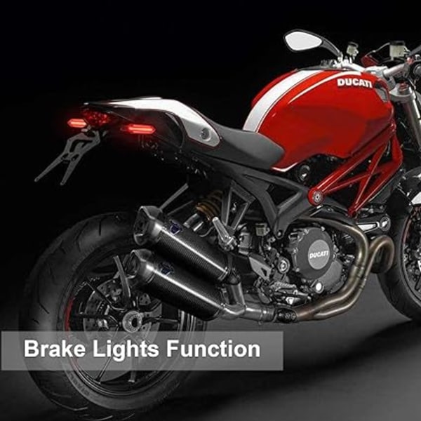 #4PCS Motorcykel Blinkers Färger Blinkers Motorcykelljus Blinkers Körljus Bromsljus 12V för motorcykel#