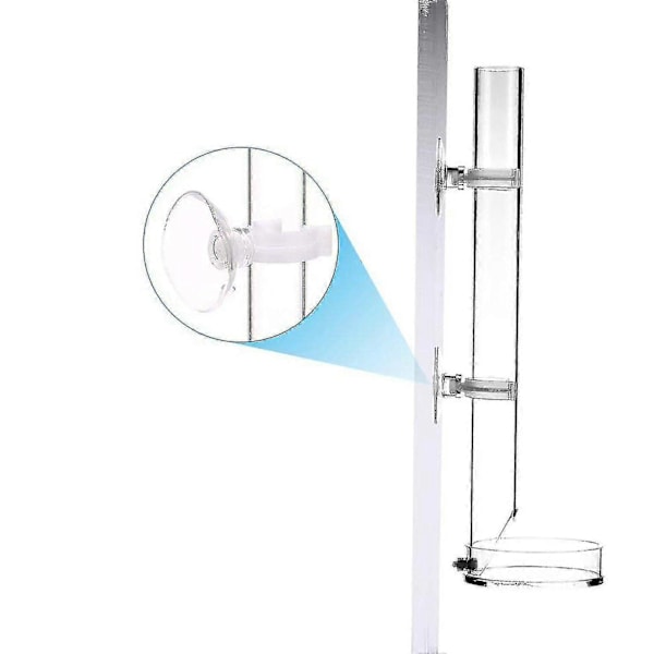 Rejefoderrør Akryl Rejeakvarium Samlet Foderrør Fodring (25cm)