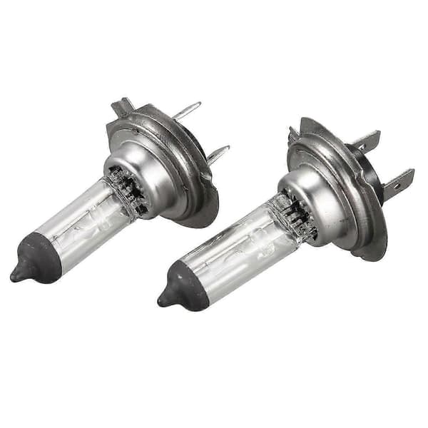 2x Bil Frontlys Hovedlys H7 Pære Lys Lampe 12V 55W