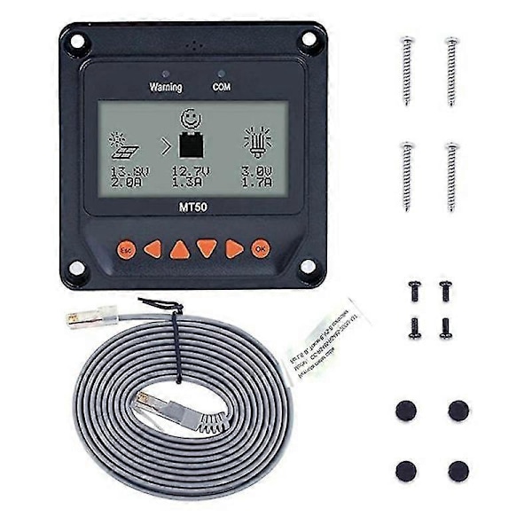 MT50 Fjärrdisplay för Tracer-AN Tracer-BN TRIRON XTRA Serien MPPT Solcellsladdningsregulator och VS-BN PWM
