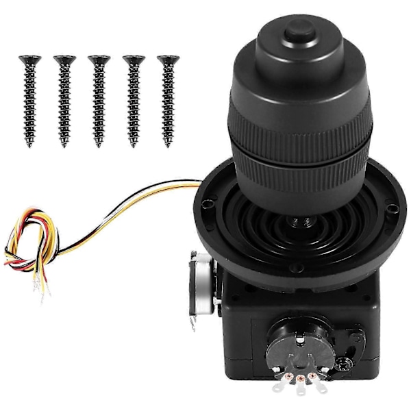 4-axlig joystickpotentiometer knappkontroll för -D400X-R4 10K 4D förseglad rockerpotentiometer