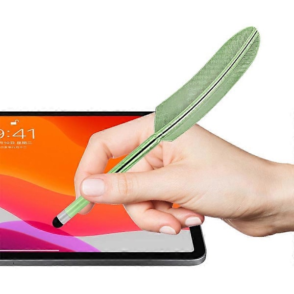 Touchscreen Stylus Penn, Universal Stylus Penn Slanke Fjærpenner Kapasitiv for Mobiltelefoner Nettbrett, Smarttelefoner Pakke med 10