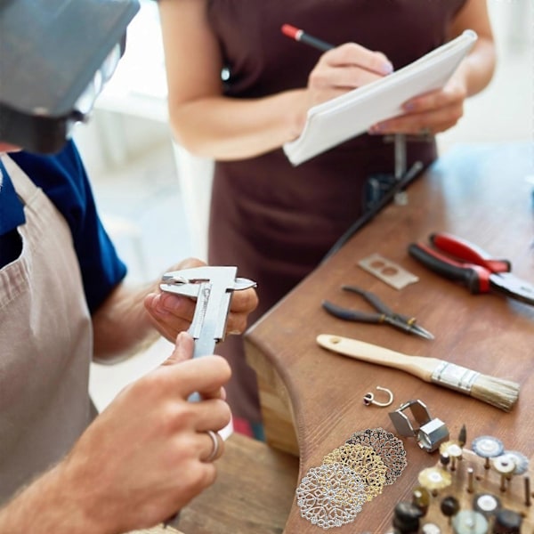 60 st DIY Smyckestillbehör Smyckestillverkningsmaterial Ihålig Design Rund Bit