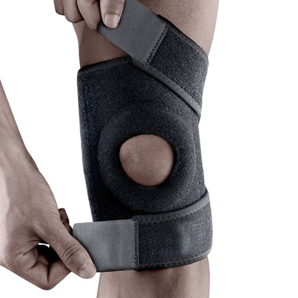 Justerbar Åndbar Knæstøtte med Grip Tape til Mænd eller Kvinder