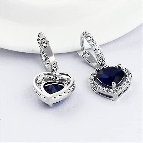 Mng 925 Hopeiset Love Heart -korvarenkaat