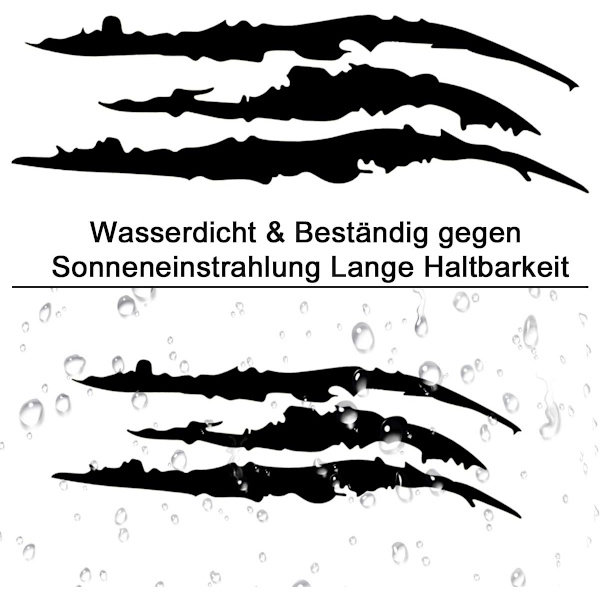 Sort - Reflekterende Bilsticker Vandtæt Forlygte Sticker Moto