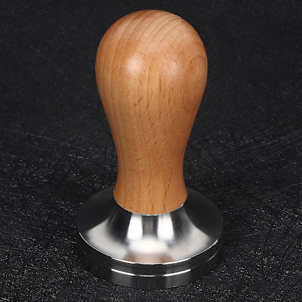 Kaffetamper i rustfritt stål med håndtak - 51 mm diameter