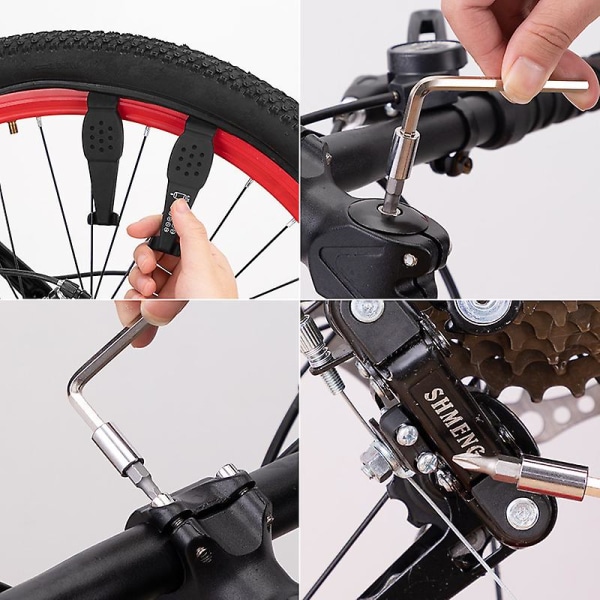 Cykel Reparationsværktøjer Multifunktionelt Dæk Reparationskit Bjerg