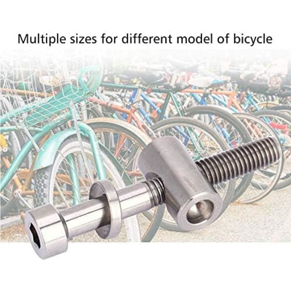 #2 st Sitskruvar i Titanlegering för Cykelsadel Fixerad M5x40-Titan#