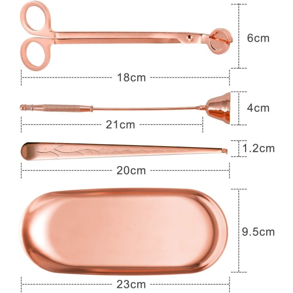 4 i 1 set - ljusveketrimmer, ljusveke la