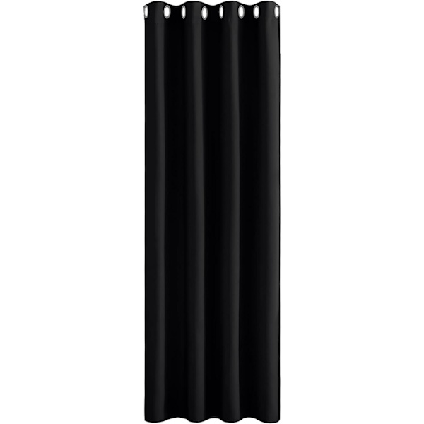 #1 sort mørklægningsgardin - 120 x 180 cm#
