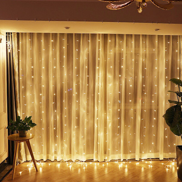 #240LED Gardin Fairy String Ljussträngar#