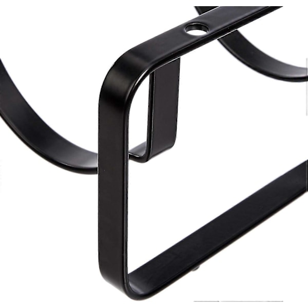 Stabelbart bordstativ for flasker, svart, 9,5D x 40B x 20H centimeter