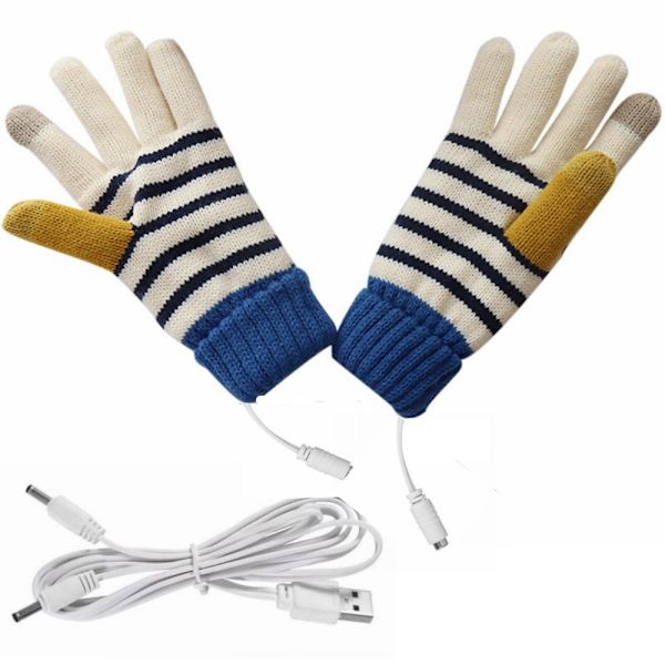 #Plush Stickade USB-Uppvärmda Handskar#