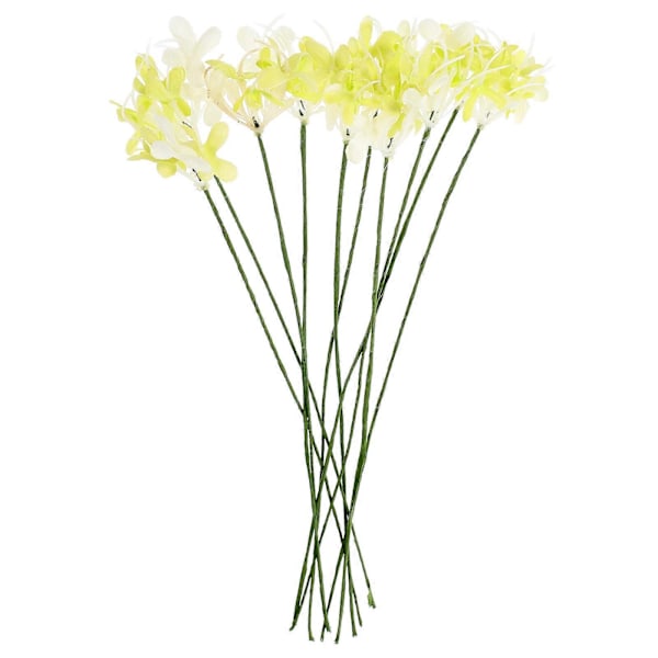 10 st Konstgjord Grönskaspray Simuleringsbukett Fyllnadsmaterial Falsk Växtstjälk Material för Blomsterarrangemang