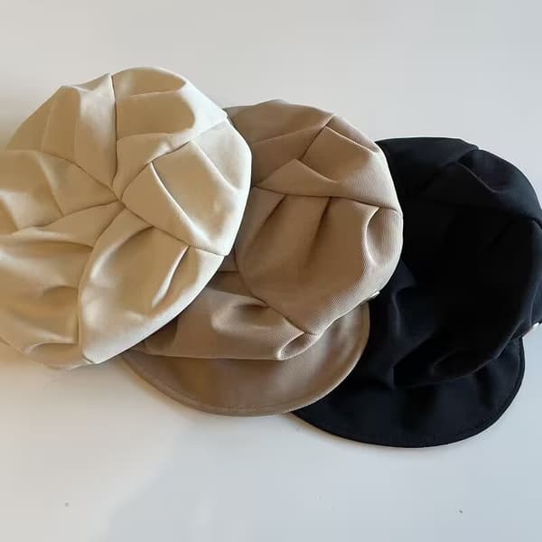 #Khaki beret blød beanie beret#