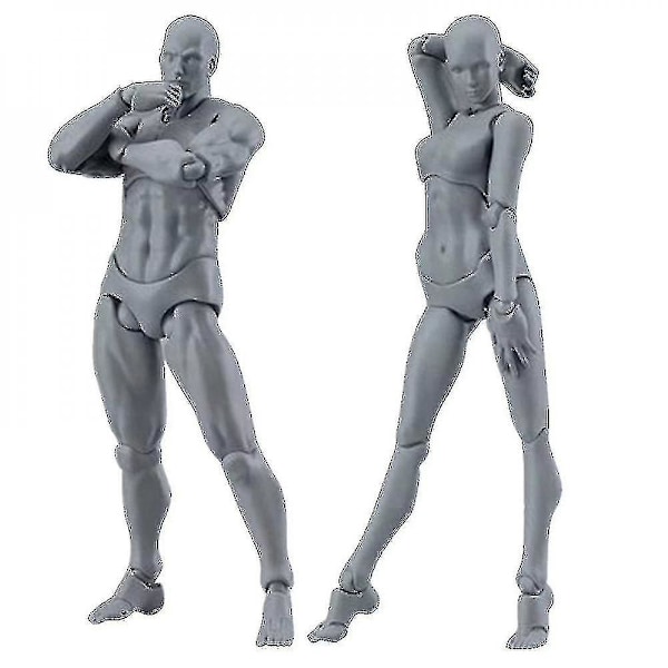 1 Set Ritfigurer För Konstnärer Actionfigur Modell Mänsklig Skyltdocka