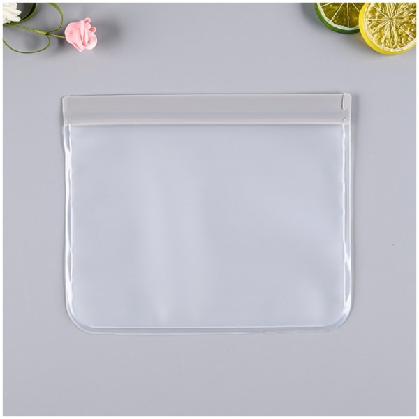 #4-pack Transparent Toalettsäck Sminkväska Standard Kosmetikväska Flersäker Vattentät och Hållbar EVA-material Återanvändbar#