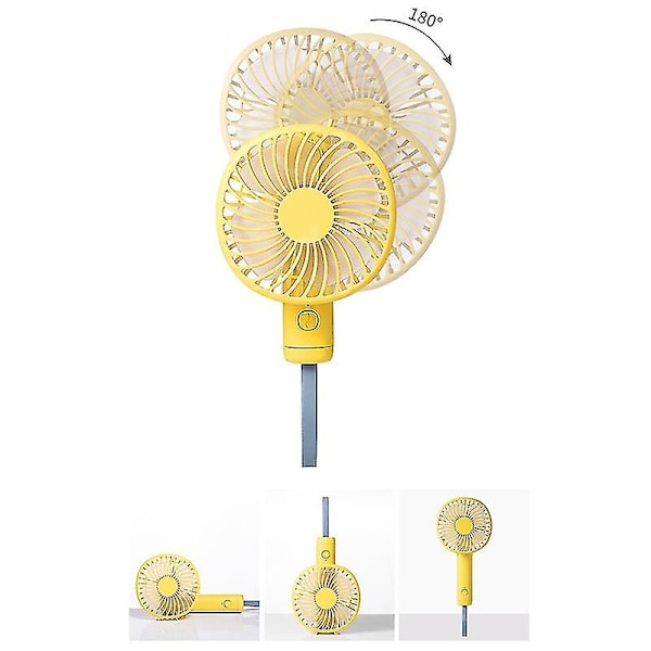 Ny Handhållen Liten Fläkt Mini USB Laddning Liten Fläkt Gåva Skrivbord Sovsal Liten Fläkt D
