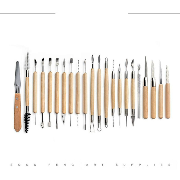 Lerpottejernkit, keramisk polymerler, skulpturkit, modellering