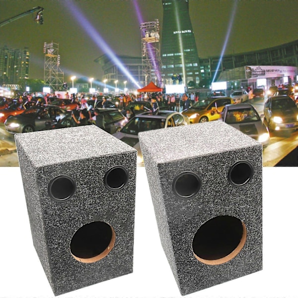 För Fodral För Subwoofer Audio Stereo Högtalare Portad Inneslutning Högtalare Sub Trä