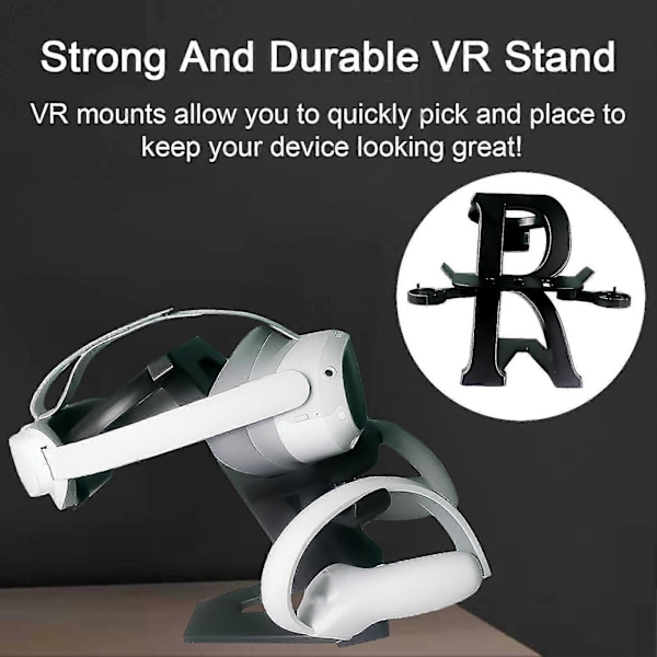 VR Display Stand Stabil Støtte Avtakbar Enkel Installasjon Plassbesparende VR Headset Holder for PICO3/4