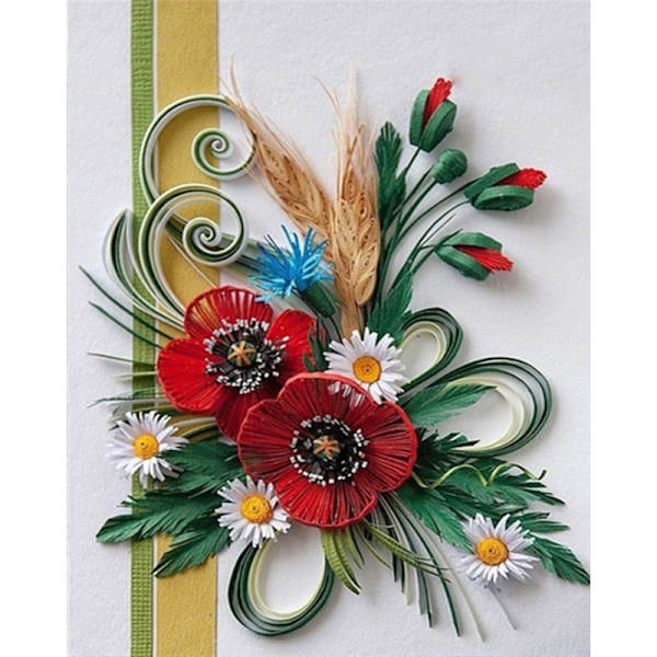 #30x40cm Aikuisten ja Lasten 5D DIY Timanttimaalaussetti - Olkipuut#