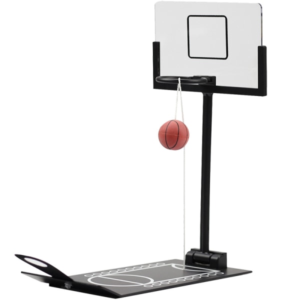 #Basketball Hoop Legetøj Miniature Kontor Bordpynt Dekoration Basketball Hoop Legetøj Brætspil til Basketball Elskere#