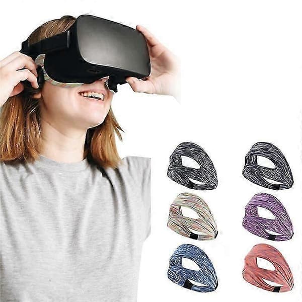 VR Ögonmask Skydd Andningsbart Svettband Virtual Reality Headset för Quest 2