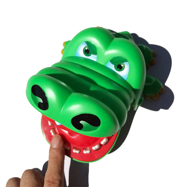 /#/Crocodile Classic Legetøj 1 stk Mund Tandlæge Bid Finger Familie Spil Børns Actionspil Legetøj/#/
