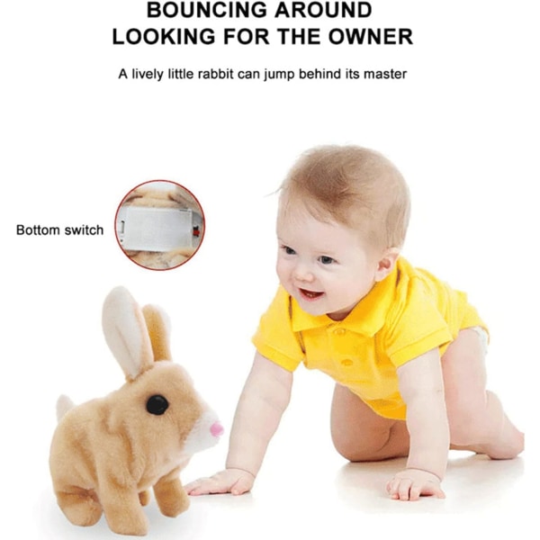 Kanin lelut, opettavaiset interaktiiviset lelut, kanit CAN kävellä