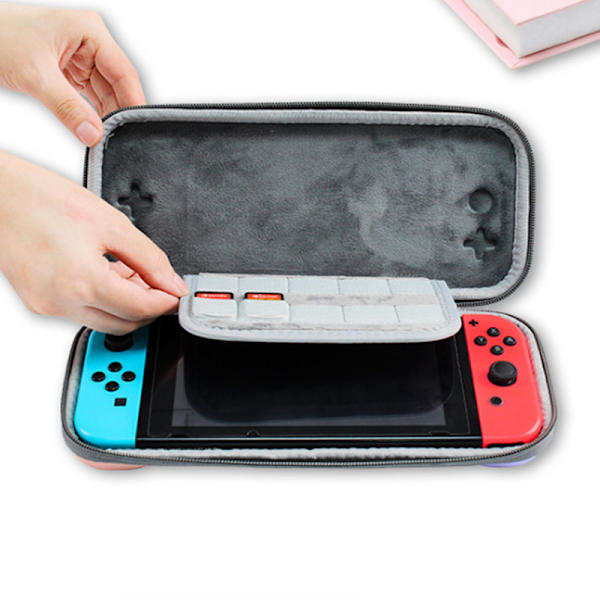 #Väska för Nintendo Switch/Switch OLED – Kompatibel med AC-adapter#