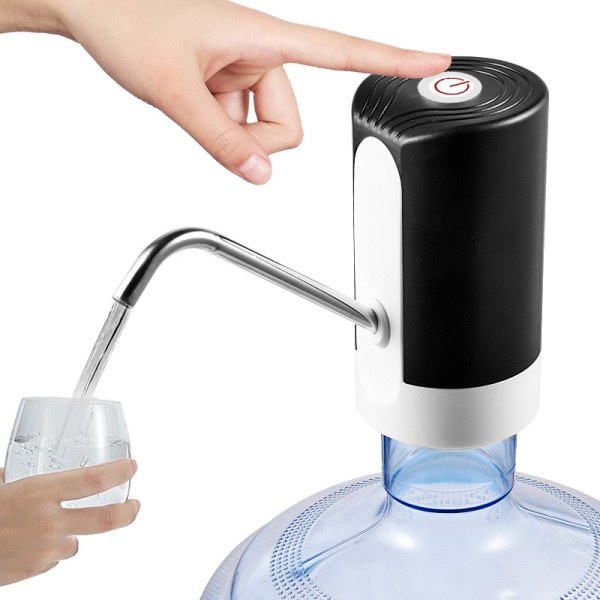 Elektrisk vattenpump för fat med USB-gränssnitt, laddningsbar och automatisk