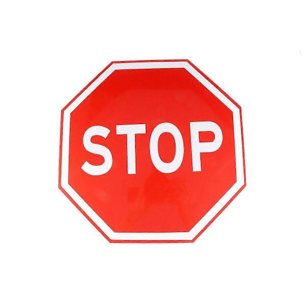 Stop Trafik Vejsikkerhedsskilt Advarsel Varsel Vejskilt