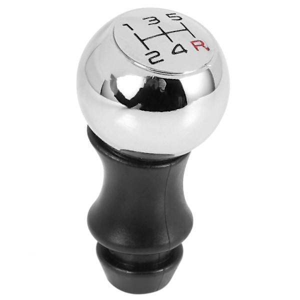 5-trins gearknop i aluminium til 106 206 207 306 307 407 408 508 Sølv+sort nummer