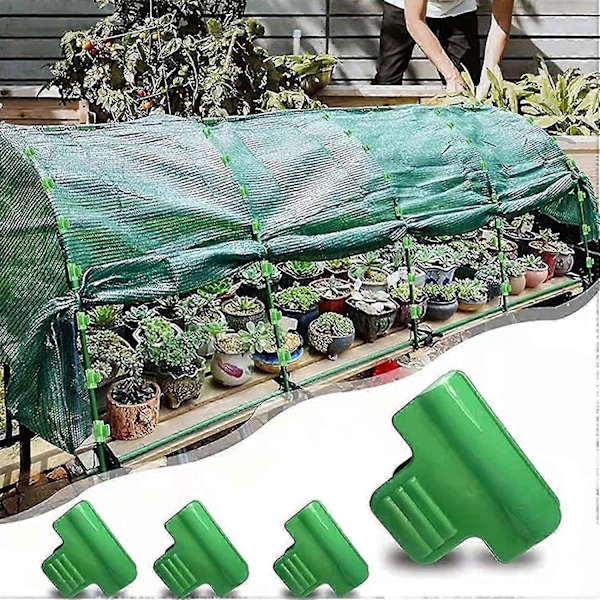 30 drivhusfilmklemmer, drivhusfester, 11 mm drivhusklemme, planteklemmer, plastnettunnelbøyleklemme, for drivhus, planteforlengelse S
