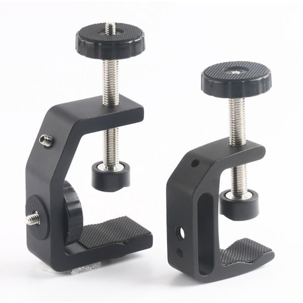 #Kameraklämma 1/4 Skruv Justerbar Kamerahållare Aluminiumlegering Maximal Last 3 kg för Kamera Blixt Skärm Monitor Kontor#