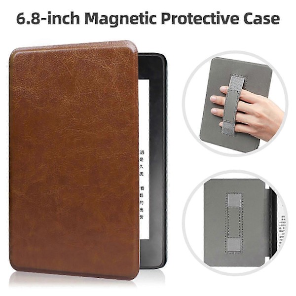Elektroniskt Bokfodral Magnetiskt Stötsäkert Anti-fall Anti-fingeravtryck Vattentätt Auto Sleep/Wake Funktion Handhållet E-läsare Skyddande Skal