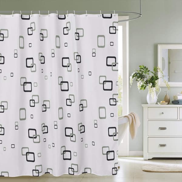 Dusjforheng 180 x 180 cm Polyester Dusjforheng Muggfri