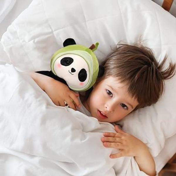 Panda Plyslegetøj (Avocado), Kawaii Fyldt Dyr, Panda Plyslegetøj
